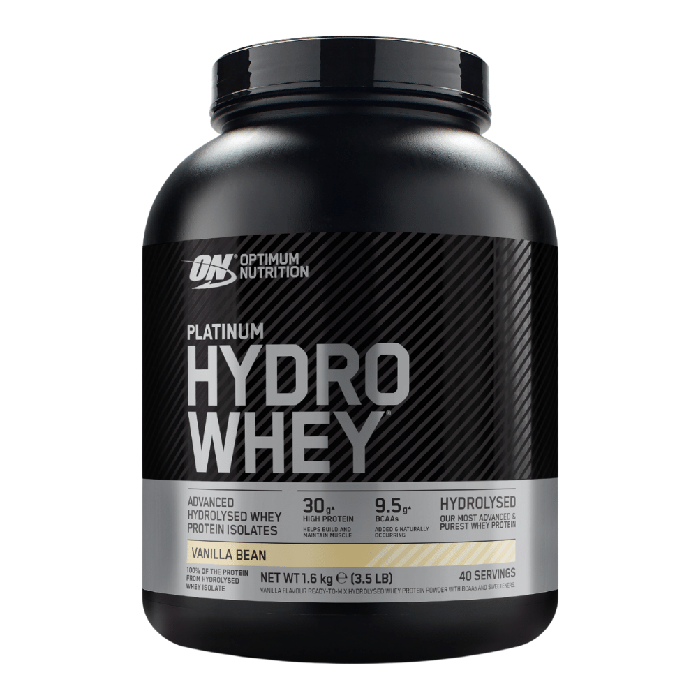 Platinum Hydro Whey - Optimum Nutrition UK - Vanilla Bean Flavoured - 1.6kg / 40 Serving Tubs