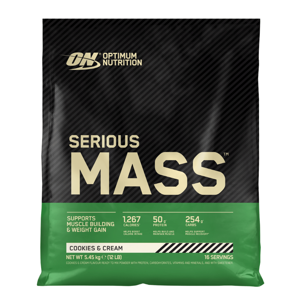 Optimum Nutrition Cookies and Cream Nutritional Serious Mass Gainer Shake Powder - 16 Servings / 5.45kg Tubs