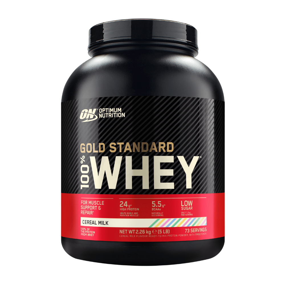 Cereal Milk 5lb Low-Sugar Gold Standard Protein Powder UK - For Muscle Support and Repair