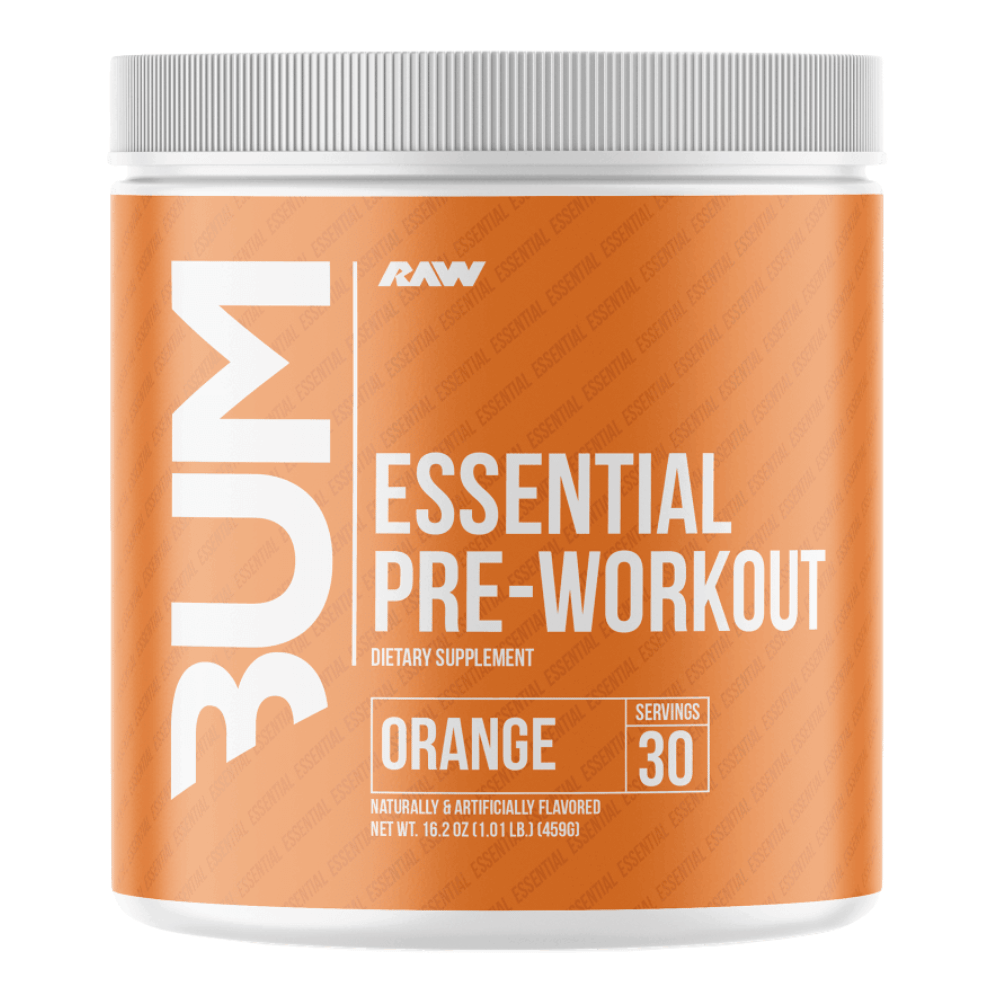 RAW Nutrition CBUM Orange Flavoured Pre-Workout Supplement - RAW Nutrition UK