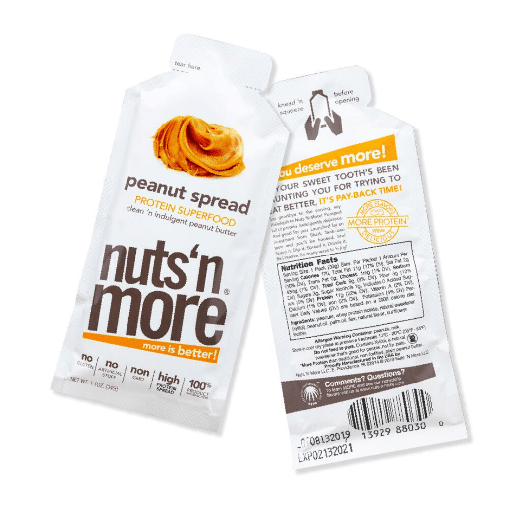 Nuts 'N More Peanut Butter Protein Spread Sachets, Protein Spread, Nuts N' More, Protein Package Protein Package Pick and Mix Protein UK