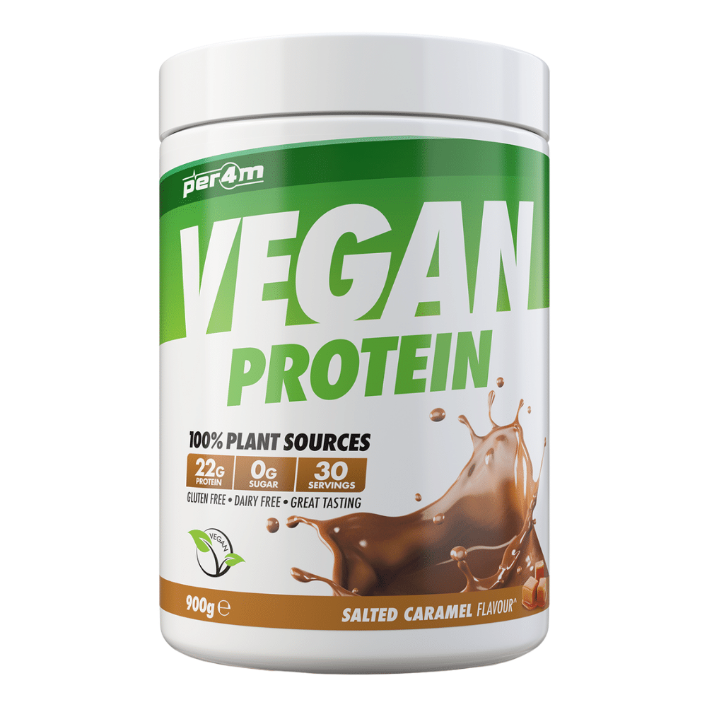 Salted Caramel - PER4M Vegan Protein Powder - 900g Tubs