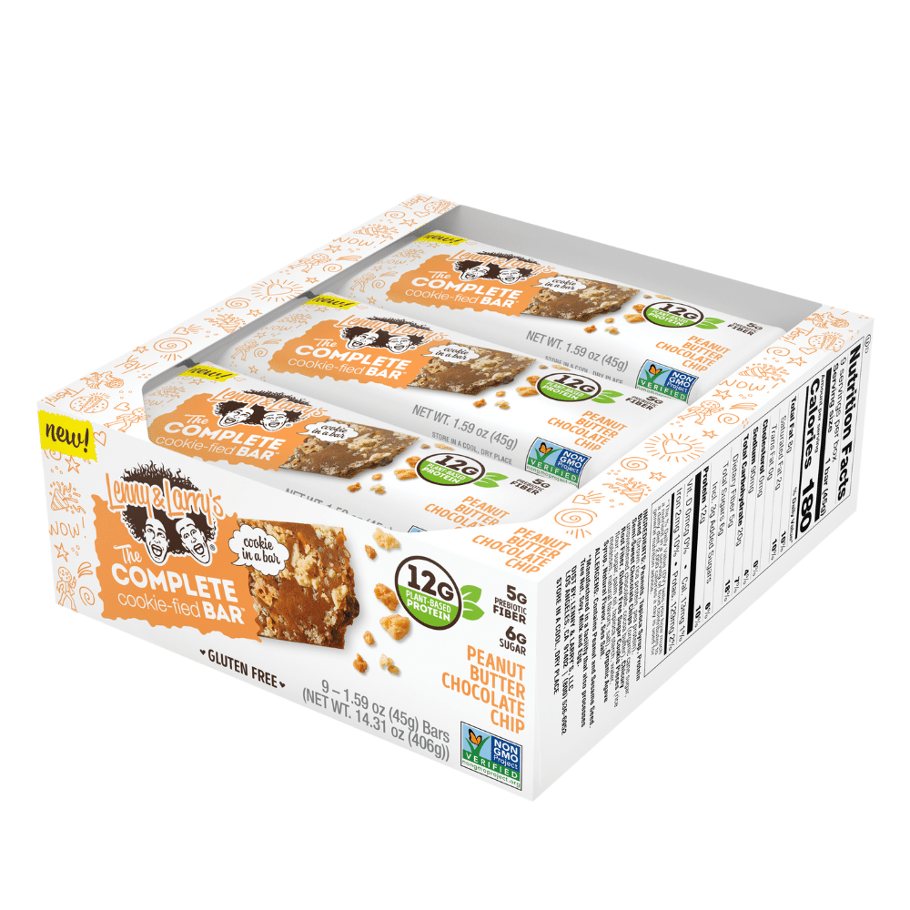 Lenny and Larry's Peanut Butter Chocolate Chip Vegan Cookie Bars by Lenny and Larry's UK - Protein Package
