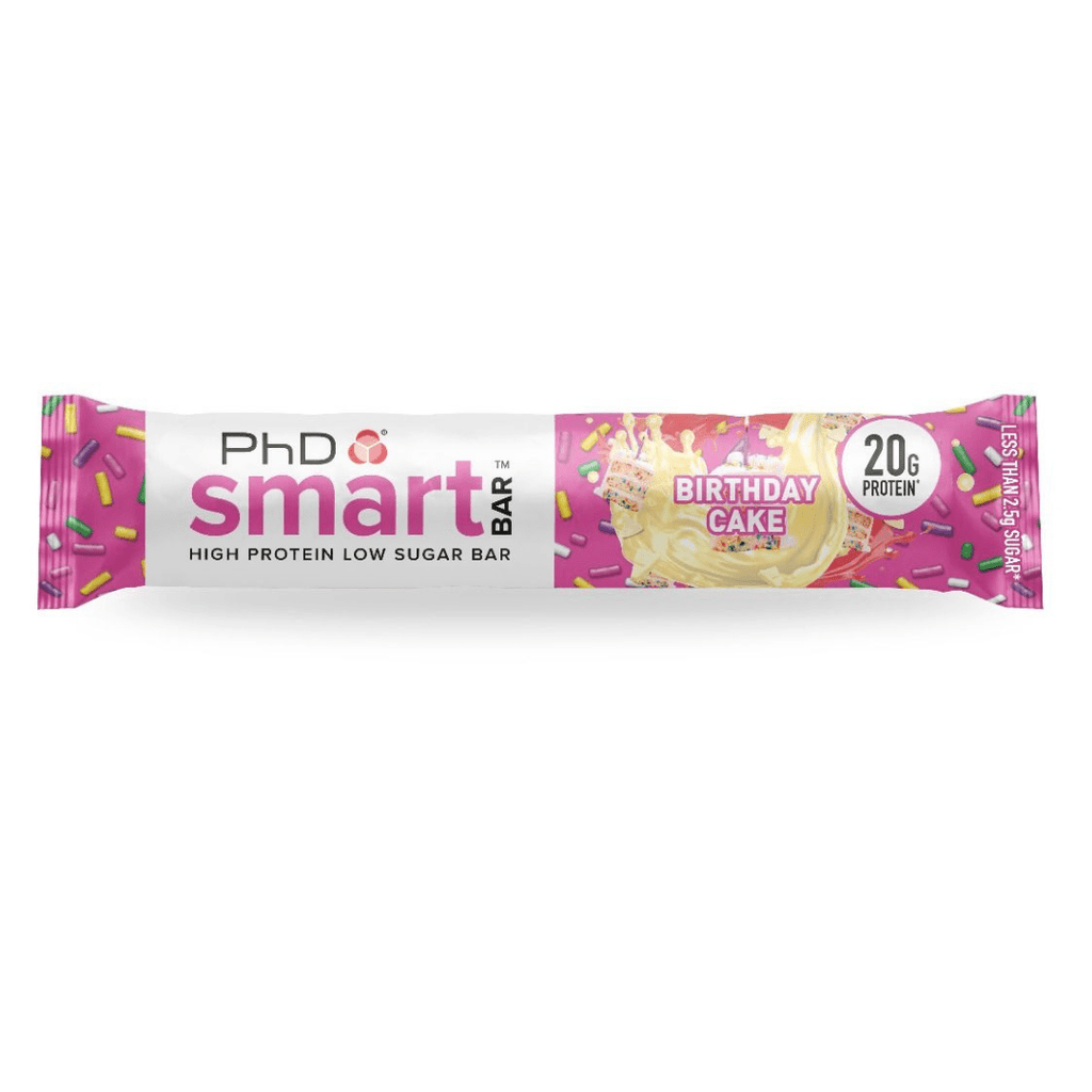 PhD Nutrition SMART Protein Bar Birthday Cake - Protein Package