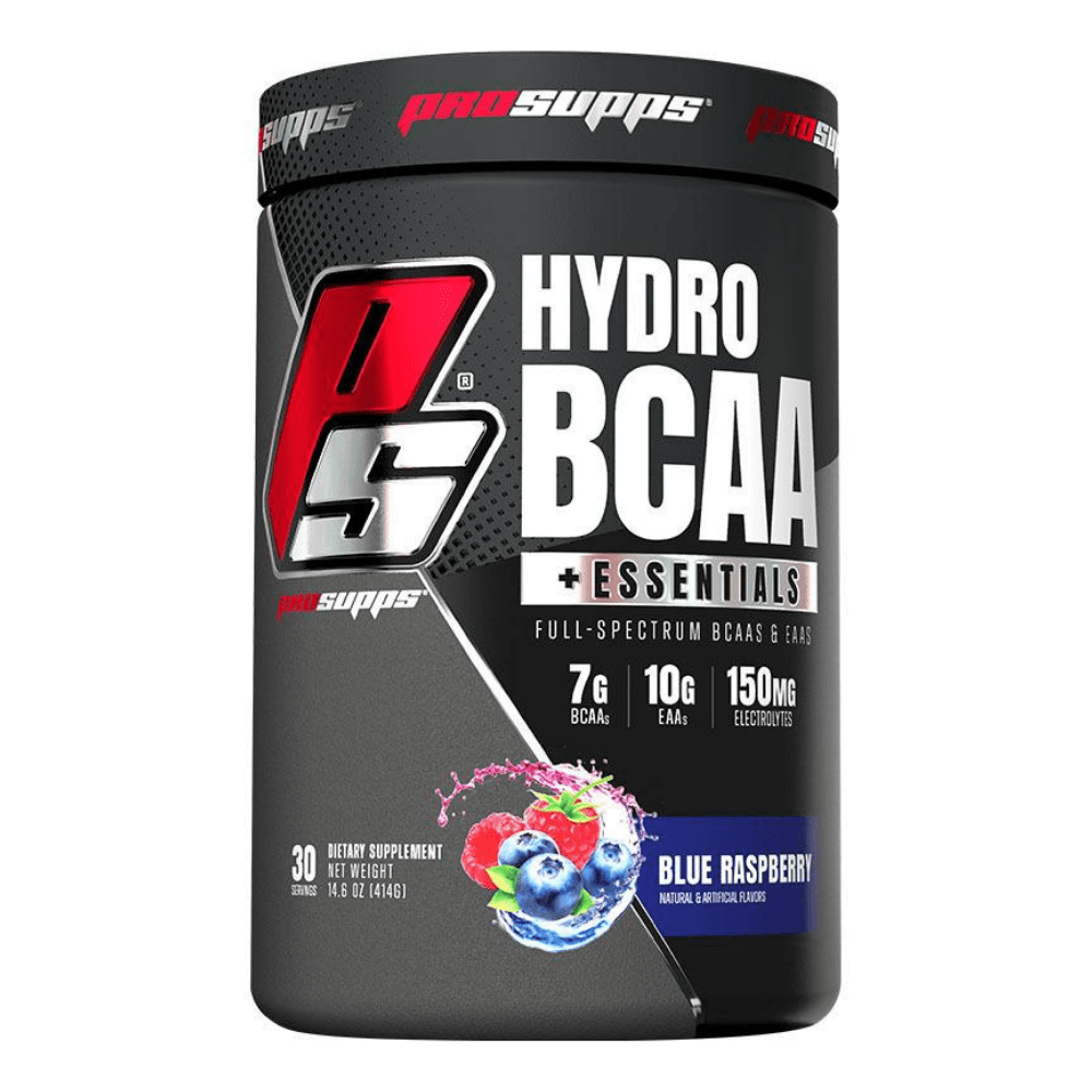 30 Serving Tub of Blue Raspberry Hydro BCAA Powder by Prosupps
