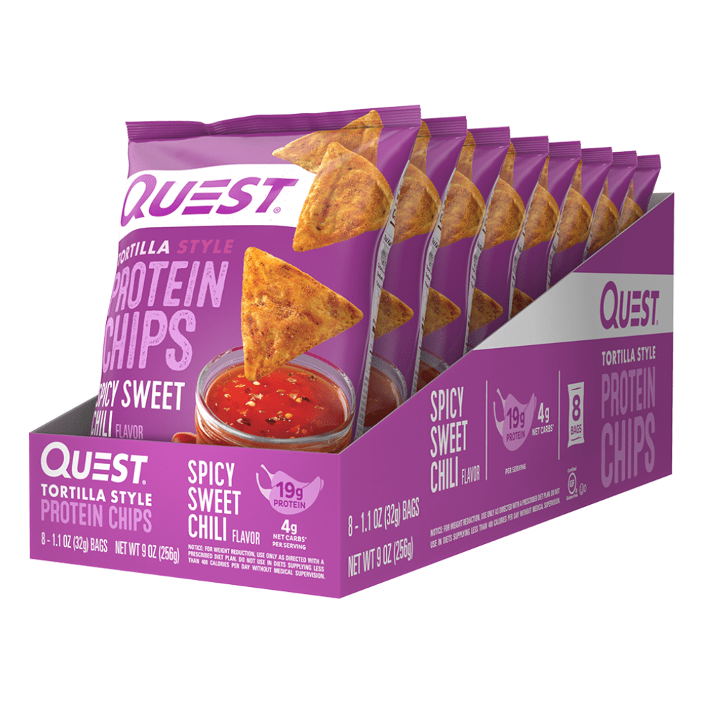 Spicy Sweet Chili Quest Nutrition High Protein Chips - 8x32g Bags
