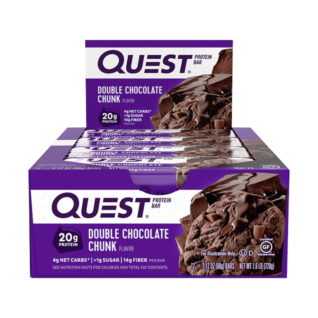 Quest Nutrition Protein Bar Double Chocolate Chunk, Protein Bars, Quest Nutrition, Protein Package Protein Package Pick and Mix Protein UK