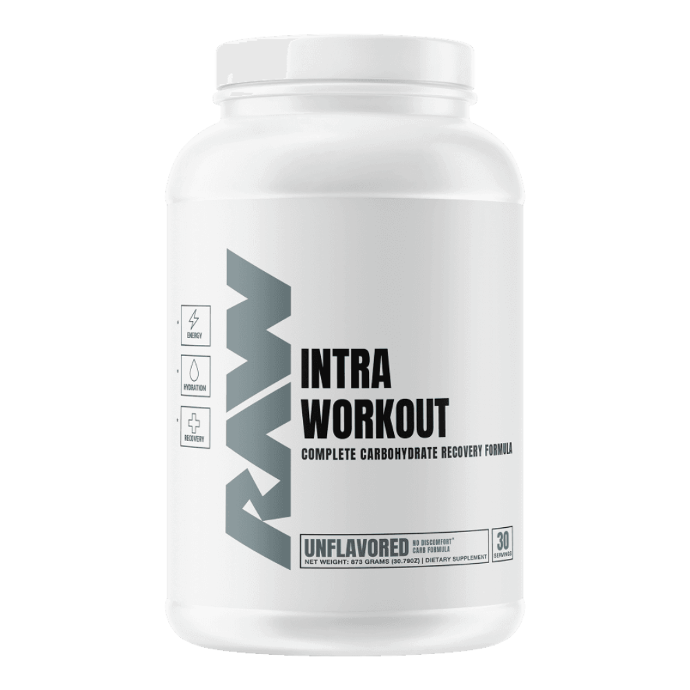 Unflavoured RAW Nutrition Intra Workout Recovery Energy Drink Formula - 30 Servings