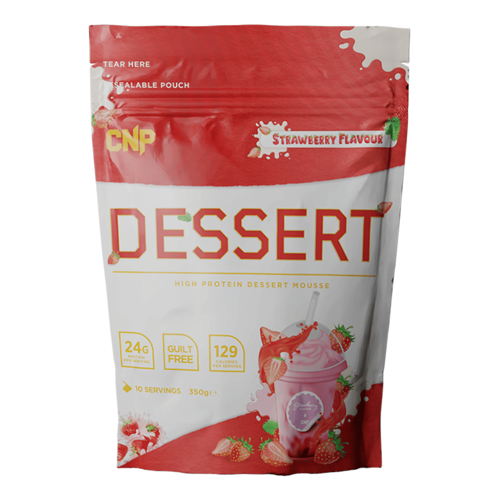 CNP Strawberry Dessert Mousse Protein Powder Mixture - 350g Packs