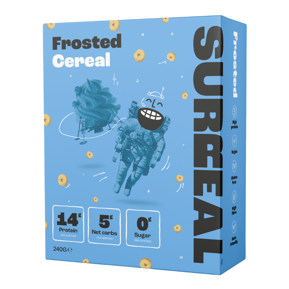Frosted Surreal Protein Cereal - Single 240g Box with 7 Servings