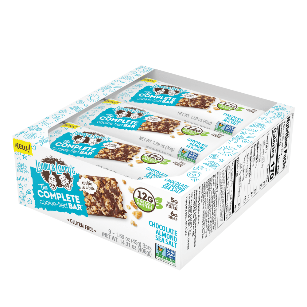 Lenny & Larry's Chocolate Salted Almond Complete Cookie-Style Protein Bars - 9 Pack