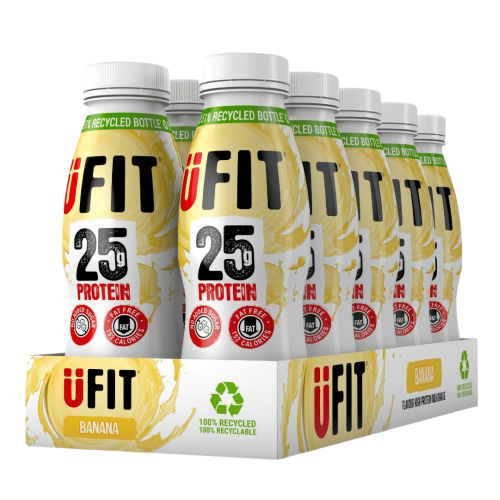 Banana Flavoured UFIT Protein Shakes - 10 Pack