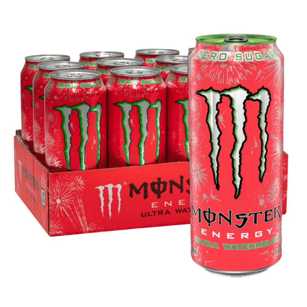 Monster Watermelon Ultra Energy Drinks UK - Pack of 12x500ml 