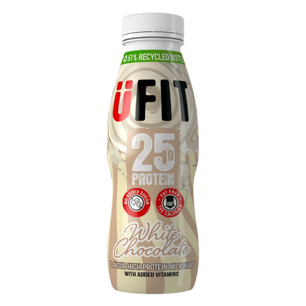 Single 330ml Bottle - White Chocolate - UFIT Protein Milkshakes