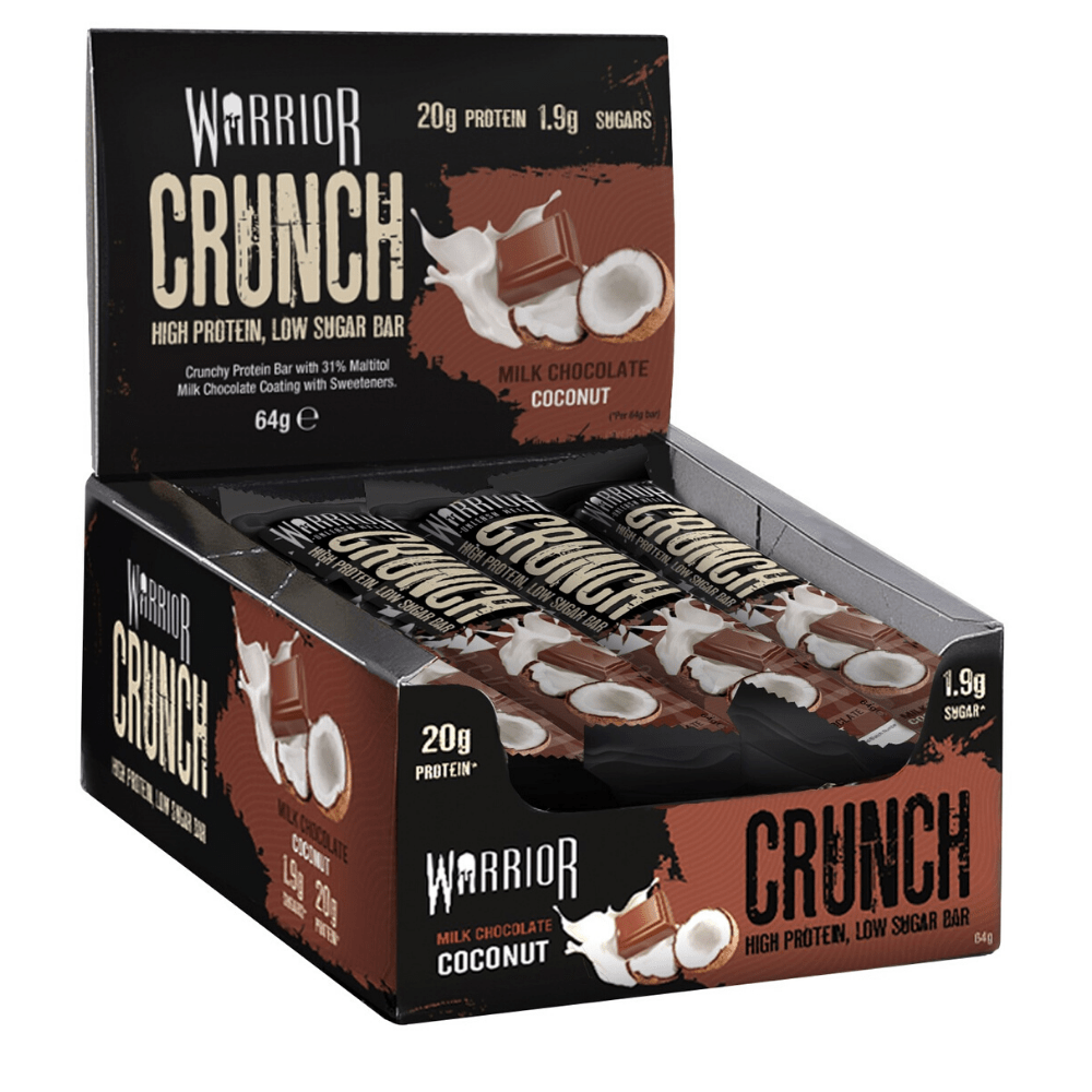Warrior Crunch Protein Bar Milk Chocolate Coconut, Protein Bars, Warrior, Protein Package Protein Package Pick and Mix Protein UK