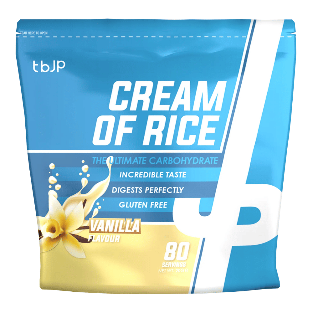 Vanilla tbJP Carb Supplement - Cream of Rice - 2kg 80 Serving Bag