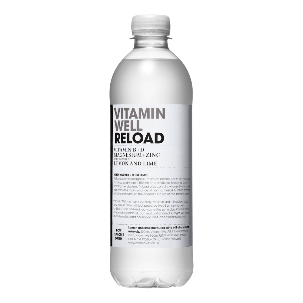 Vitamin Well Reload Vitamin Drinks - Lemon and Lime Flavour - 500ml Bottle