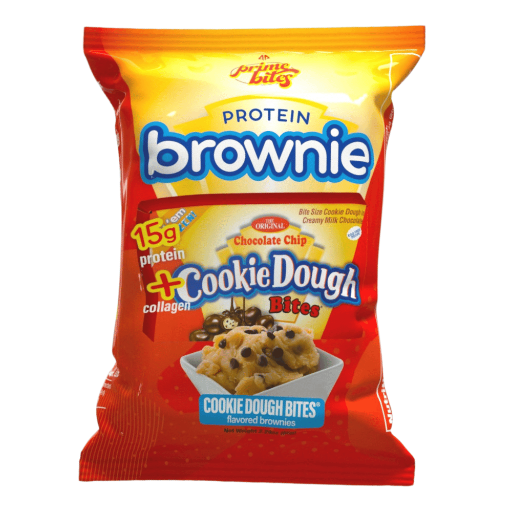 Alpha Prime - Prime Bites - Cookie Dough Bites Protein Brownies - Single 65g Packet