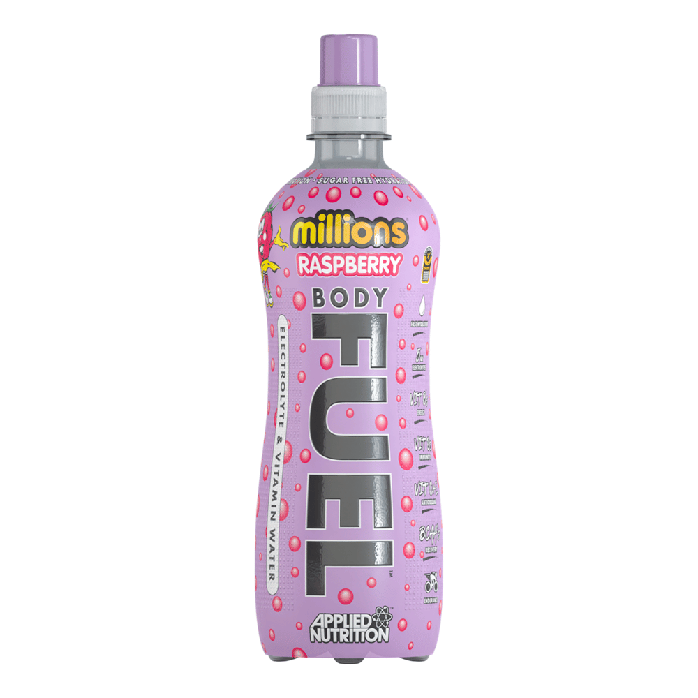 Applied Nutrition x Millions Raspberry Sweets Flavour - Single 500ml Bottle - Vitamin and Hydration Drinks