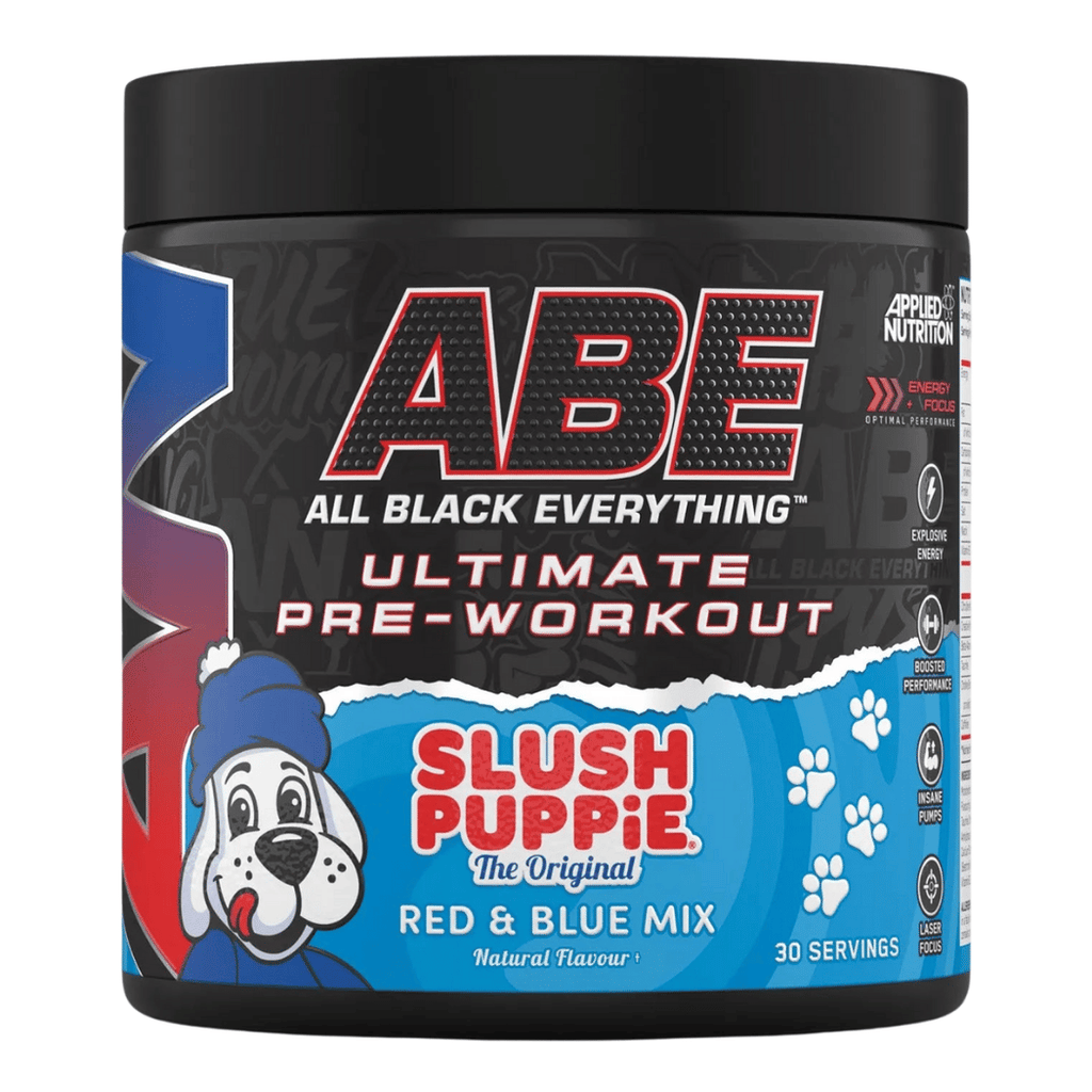 Slush Puppie Applied Nutrition ABE Pre Workout - Red and Blue Mix Flavour by Slush Puppie (The Original) - 30 Serving Tub