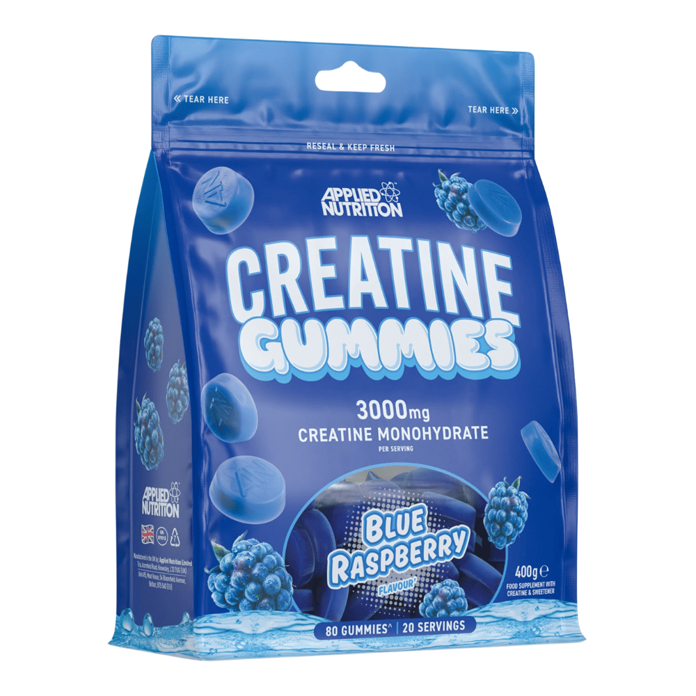 Applied Nutrition Blue Raspberry Creatine Gummies Supplements - 20 Servings