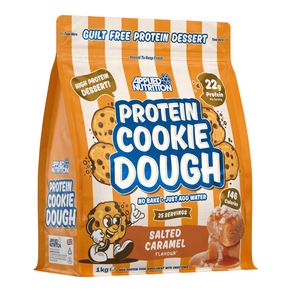 Applied Nutrition Protein Cookie Dough Powder Salted Caramel Flavour - 1kg - 25 Servings