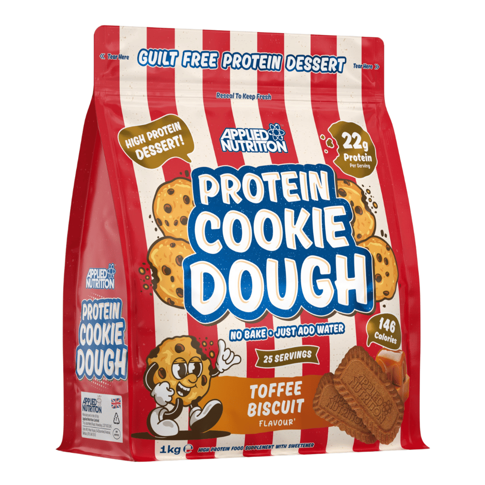 Applied Nutrition Protein Cookie Dough Powder Toffee Biscuit Flavour - 1kg Pack