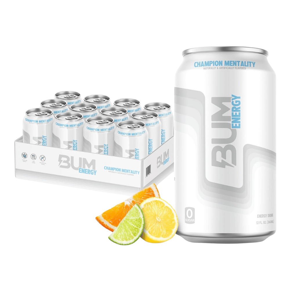 Champions Mentality BUM Energy Drinks - 12 Pack Uk