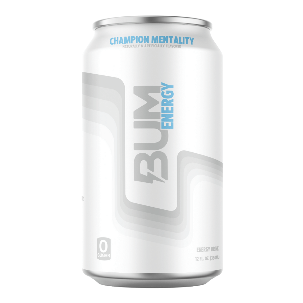 BUM Energy Drink - Champion Mentality Energy Drinks - Single 360ml Can