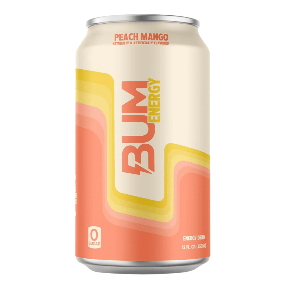 BUM Energy - Peach Mango Flavour - Single 355ml Can