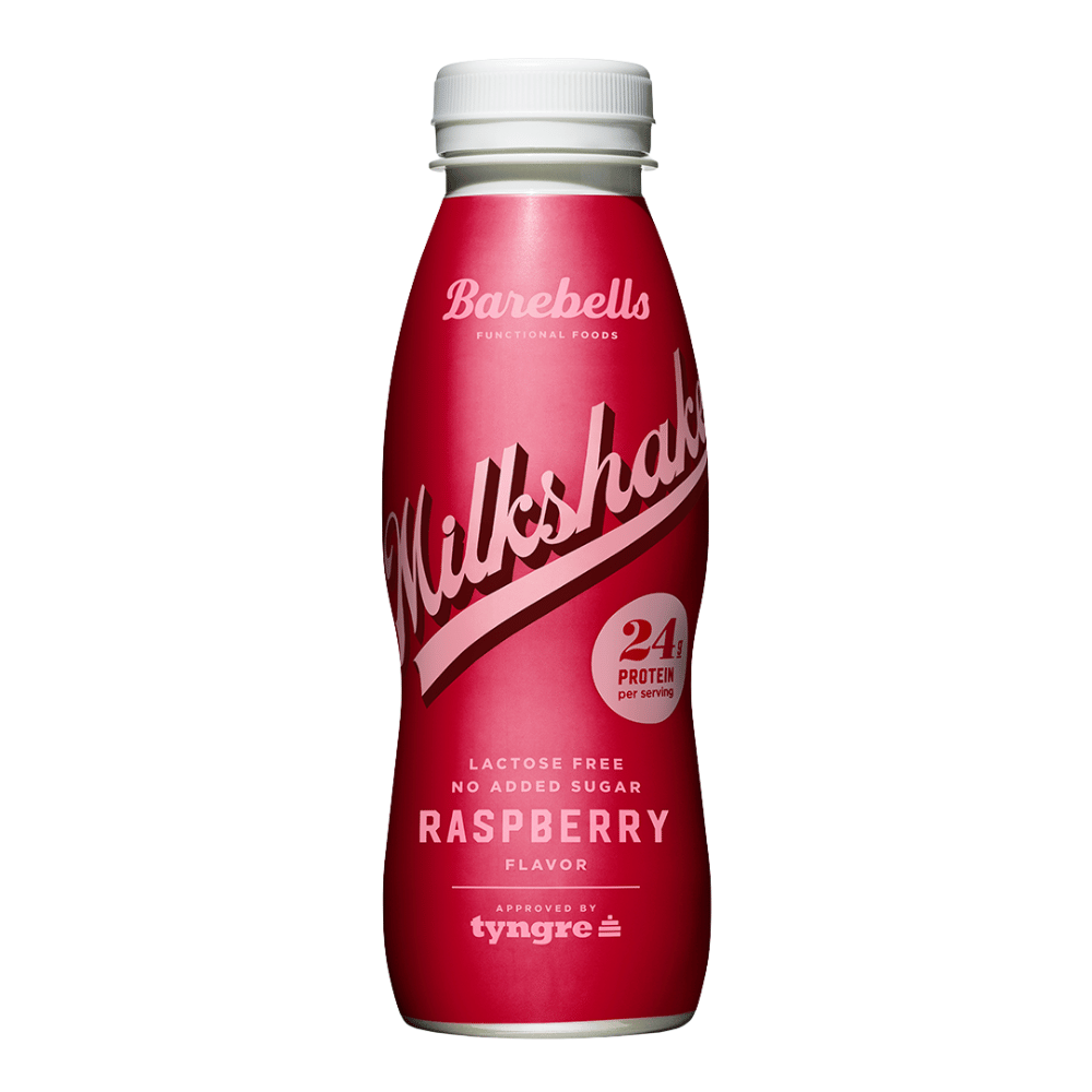 Raspberry Barebells Protein Milkshake - Single 330ml Bottle UK