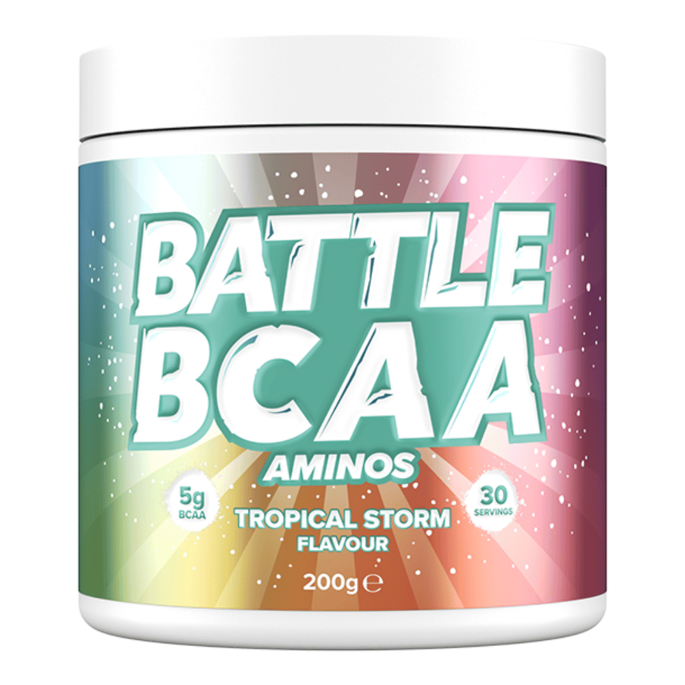 Tropical Storm Battle BCAA Amino Supplement by Battle Snacks - 200g Tub