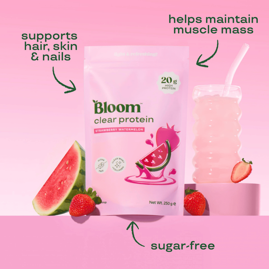 Bloom Collagen Clear Protein Powder (10 Servings) | Protein Package ...