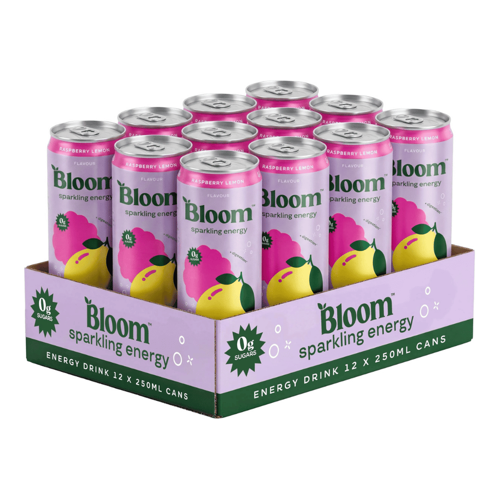 Bloom Sparkling Energy Drinks (12x250ml) | Protein Package | Protein ...