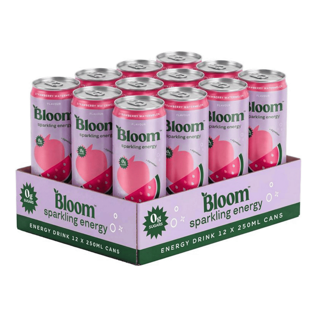 Bloom Sparkling Energy Drinks (12x250ml) | Protein Package | Protein ...
