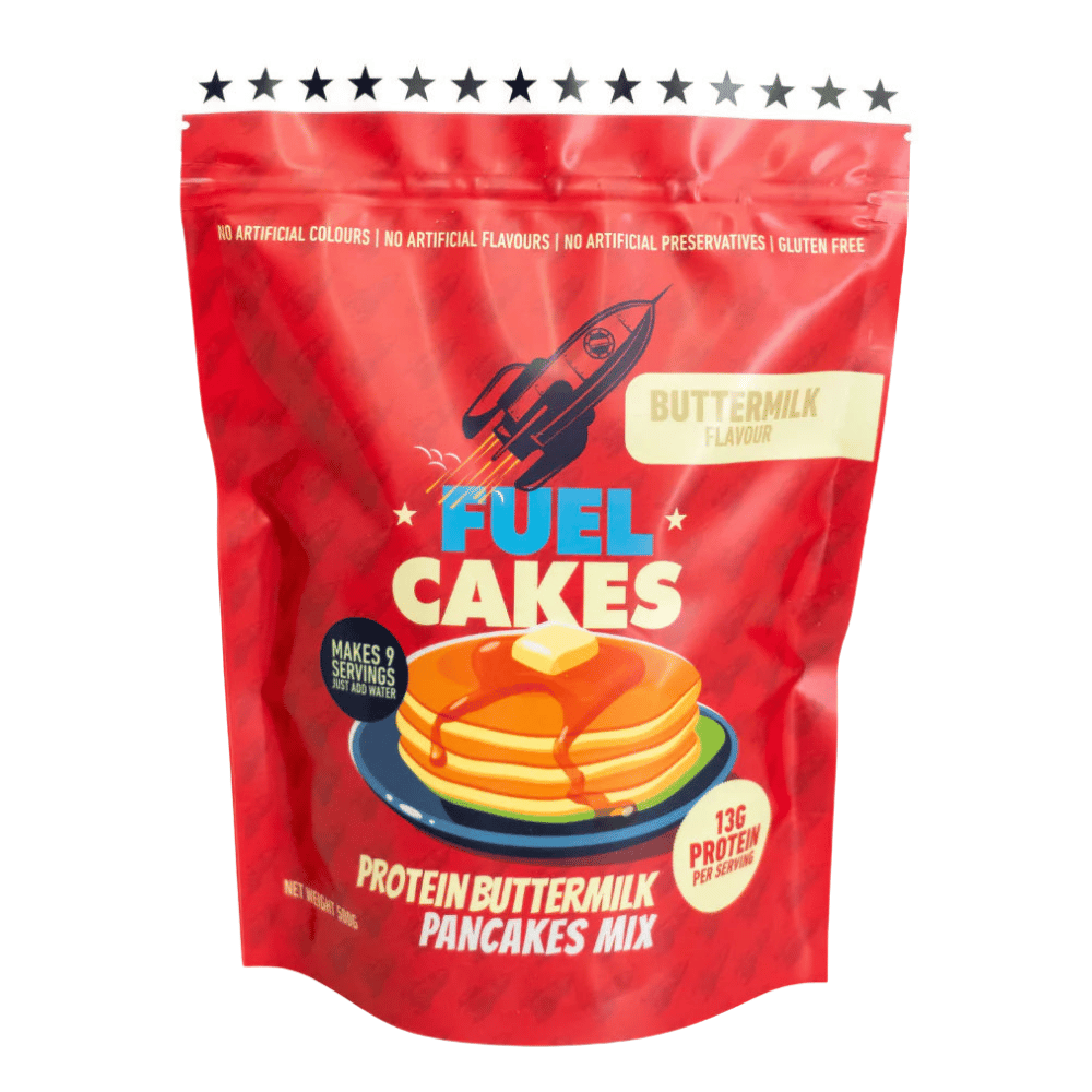 Fuel Cakes Buttermilk Protein Pancakes Mix - by Rob Lipsett - 500g (9 Servings)