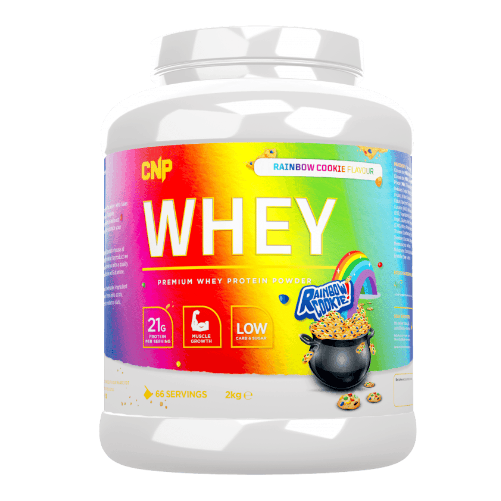 Rainbow Cookie Flavour CNP Quality Whey Protein Powder UK - 2kg Tubs