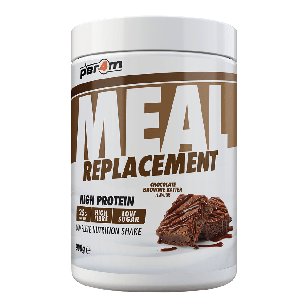 PER4M Meal Replacement Protein Powder - Chocolate Brownie Batter - Complete Nutrition Shake - 15 Servings