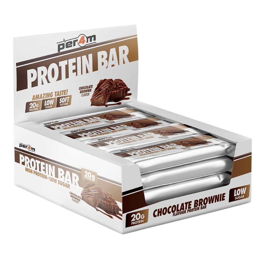 PER4M Chocolate Brownie Batter Protein Bars - 12 Bar Boxes