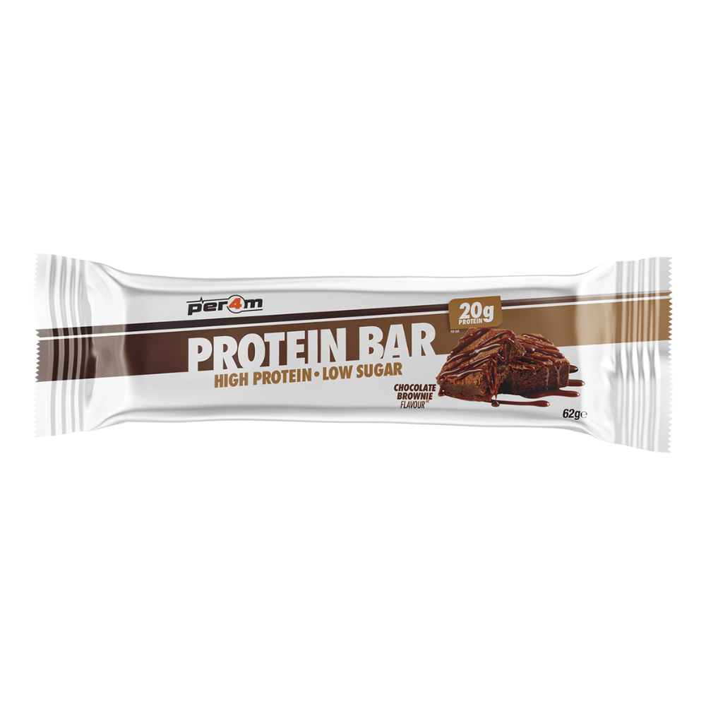 PER4M Low-Sugar Chocolate Brownie Batter Flavoured Protein Bars - Single 62g