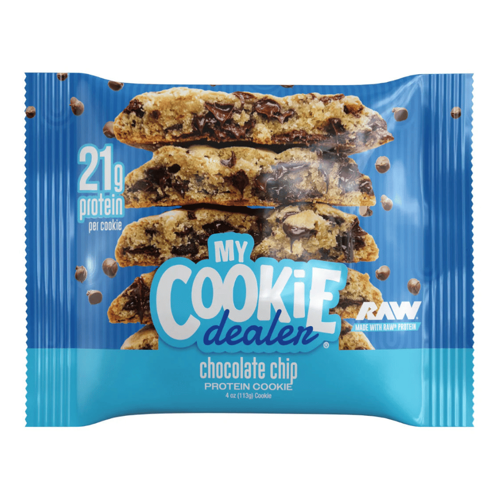 My Cookie Dealer RAW Protein Cookies - Chocolate Chip Flavour - Single 133g Cookie