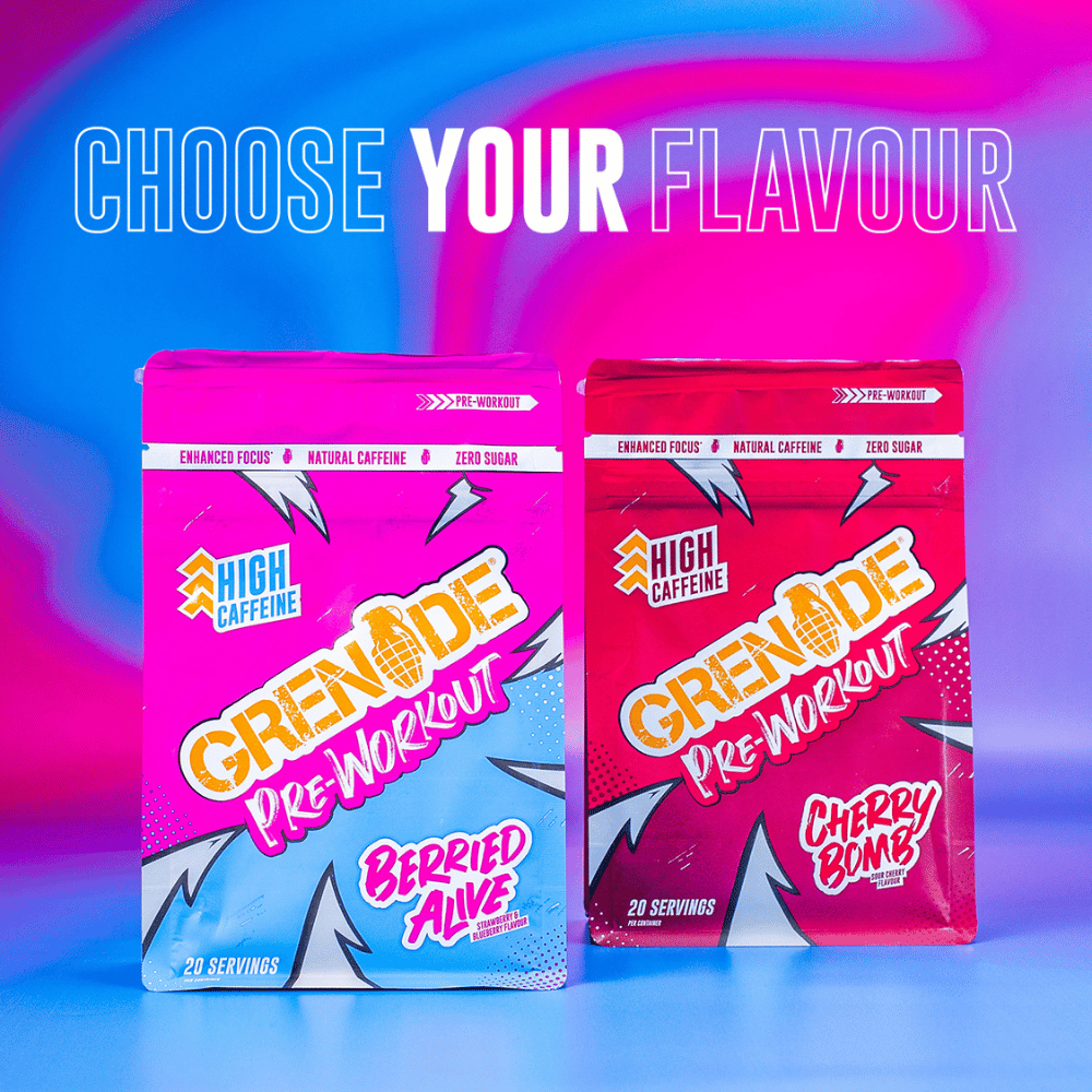 Choose your Grenade Pre Workout Flavour