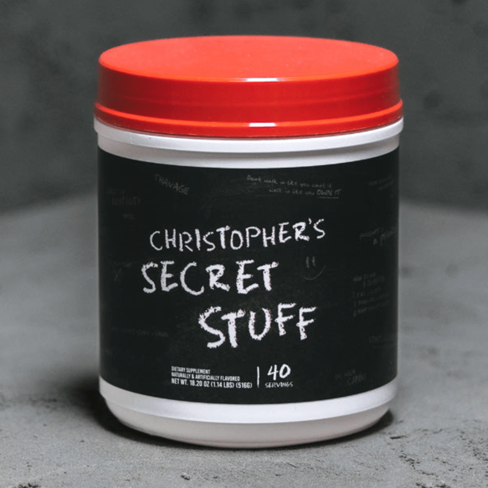 Christopher's Secret Stuff Pre Workout UK - Protein Package