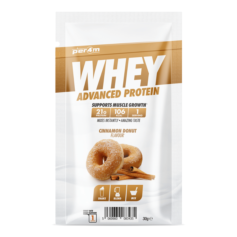 PER4M Whey Protein Single Serving Sachet (30g) - Cinnamon Donut Flavour
