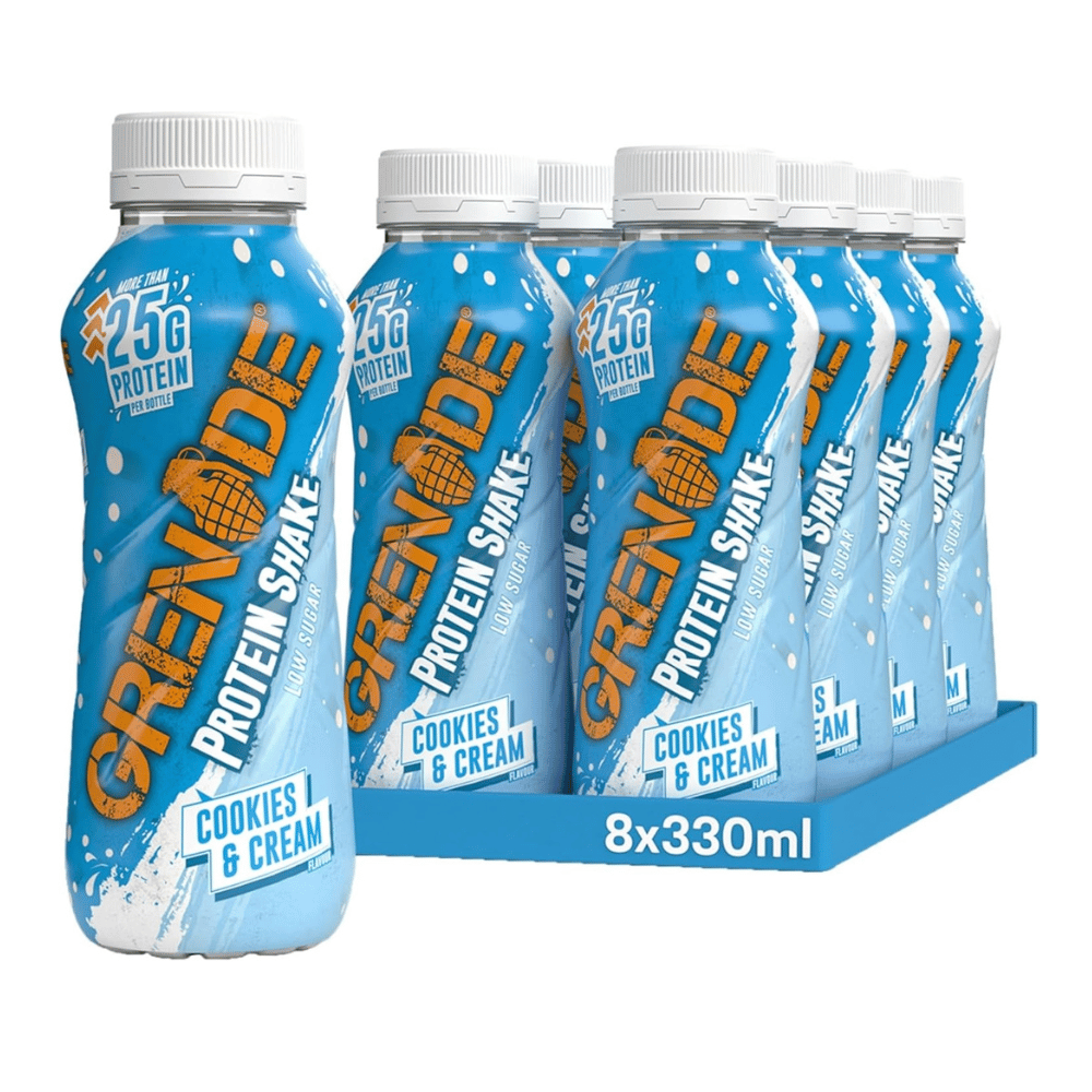 Grenade Cookies and Cream Carb Killa High Protein Shakes UK - Boxes of 8 Bottles