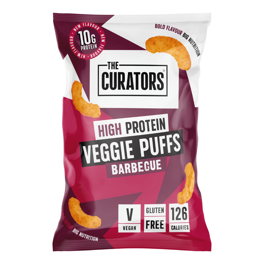 The Curators Barbecue Protein Veggie Puffs 30g Protein Package