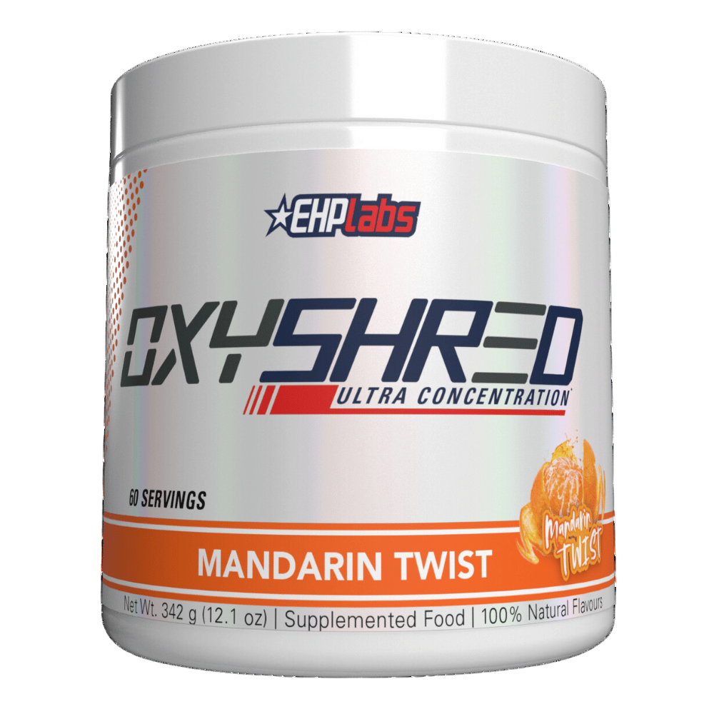 EHP Mandarin Twist Flavour OxyShred Thermogenic Supplement - 60 Servings