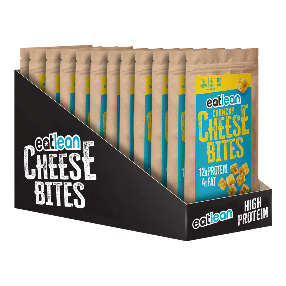 Eat Lean Crunchy Protein Cheese Bites Boxes - 12 x 20g Packets