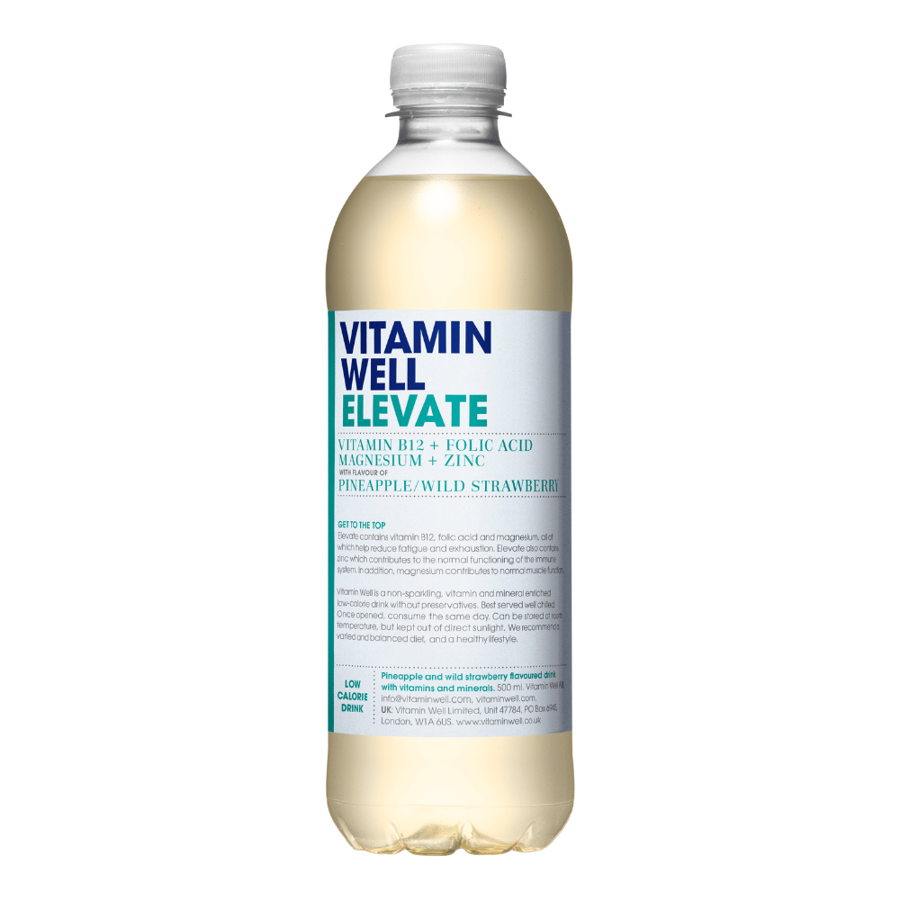 Vitamin Well Elevate Vitamin and Mineral Drinks - Single 500ml Bottles