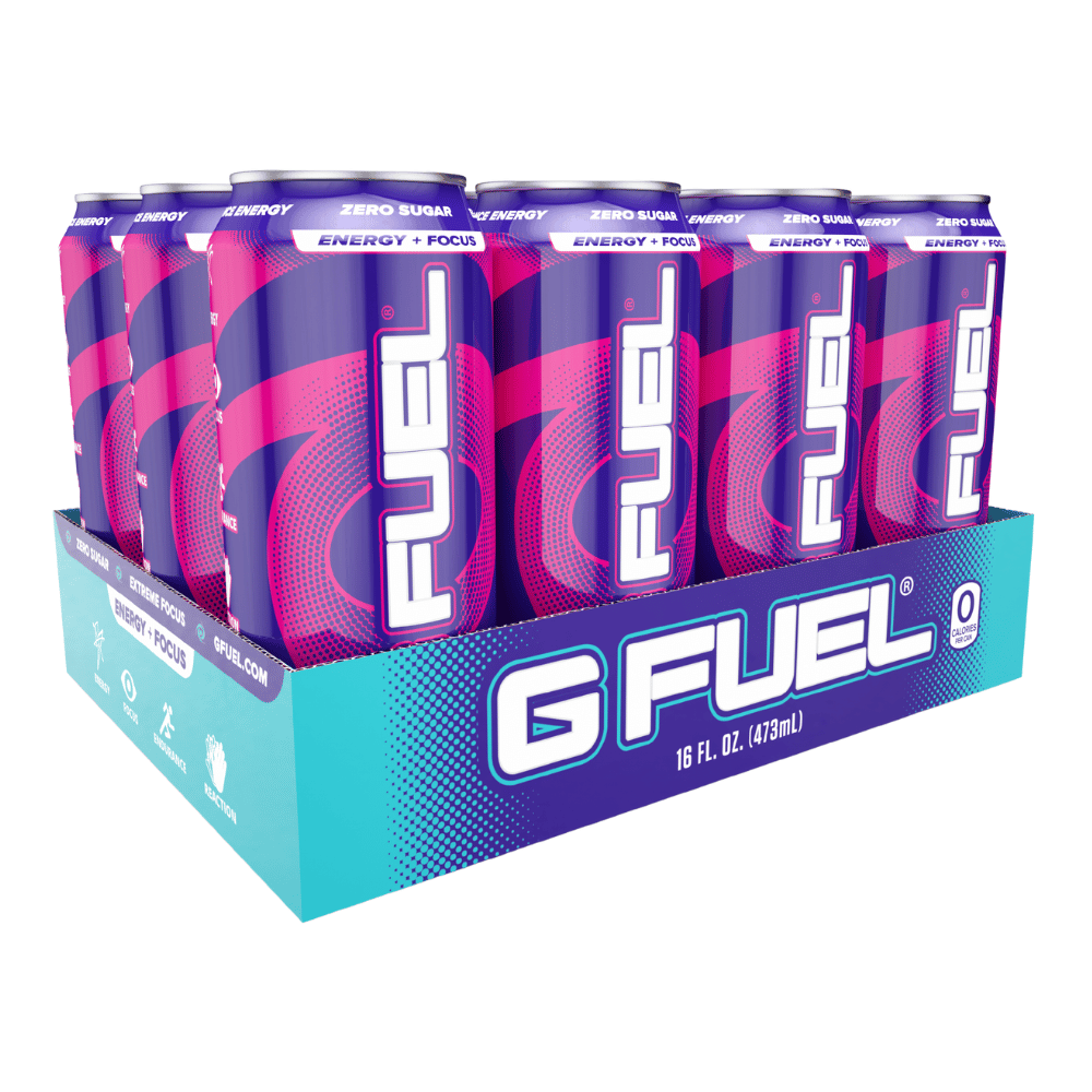 12 FaZeberry GFUEL Energy Drinks UK - Ready-To-Drink Cans - Protein Package